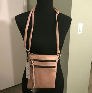 Blush color Crossbody handbag